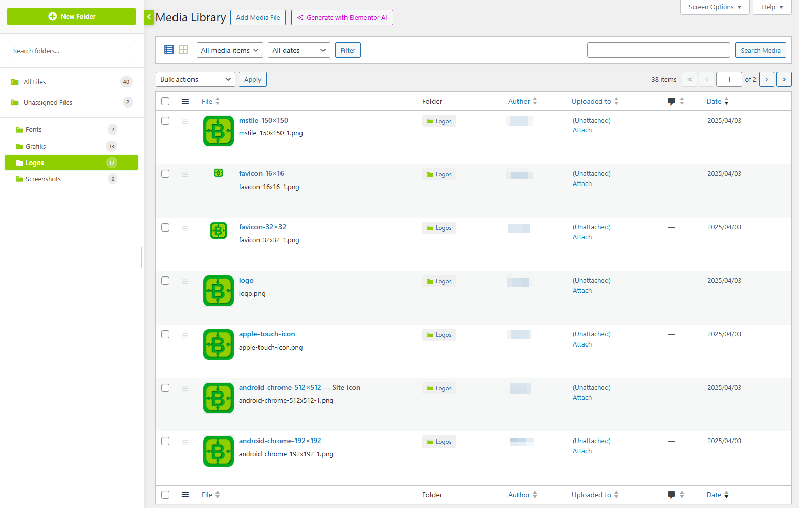 Kostenlose WordPress-Medienordner – Ordnerorganisation
