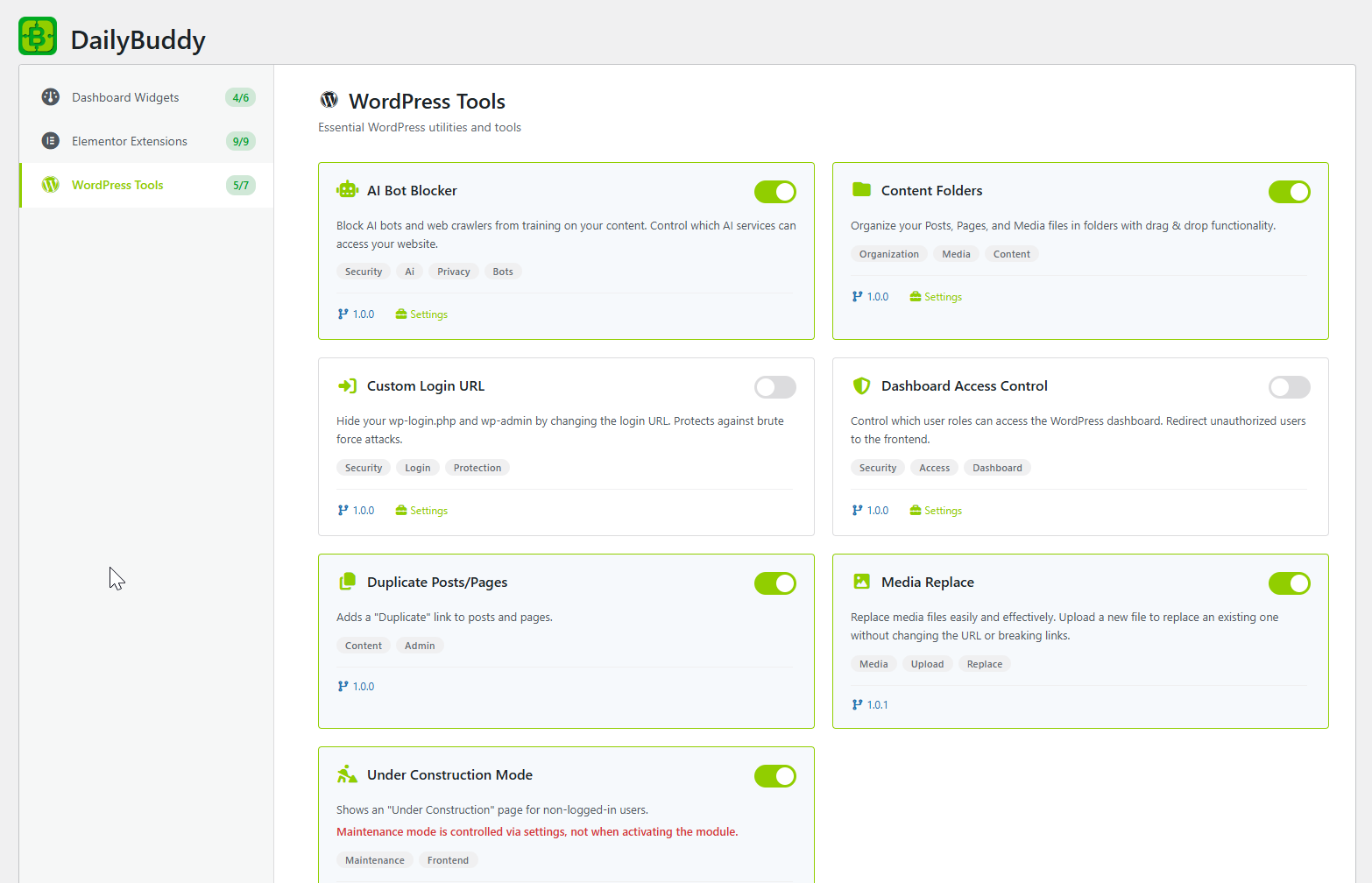 Kostenlose WordPress-Medienordner – Wählen Sie Module